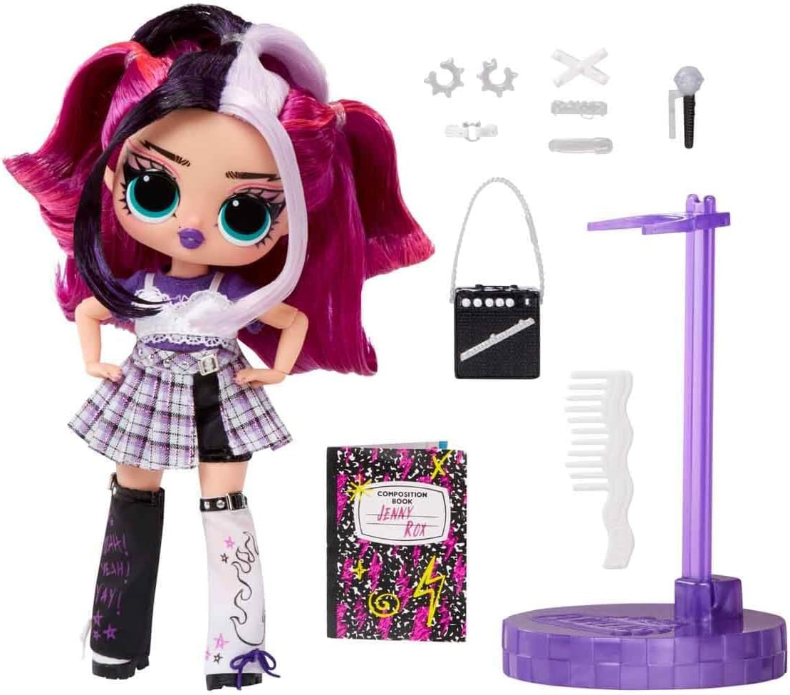 LOL overraskelse! Pre-teen Fashion Doll Series 4 - Jenny Rox - Udpakker 15 fantastiske overraskelser og tilbehør - Fantastisk gave til alderen 4 og opefter