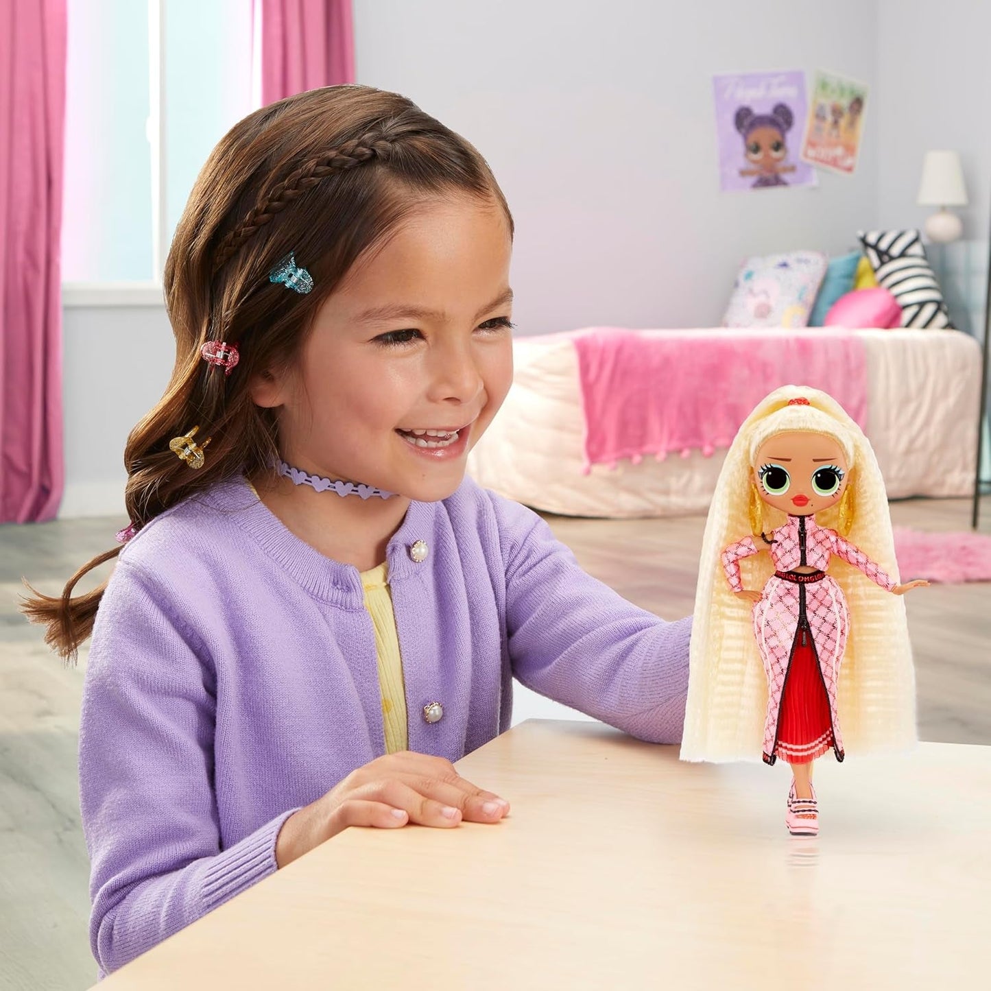 LOL overraskelse! OMG Fashion Doll - Gaveemne - Med masser af overraskelser, inklusive foranderlig mode og fantastisk tilbehør - Fantastisk til børn fra 4 år og opefter, Pink