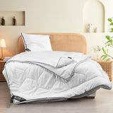 4 Seasons Quilt 135X200-2 i 1 All-Season Quilt 135X200 - Åndbar, vaskbar og vegansk dyne - Duo Quilt med komfortbånd til at sove - 500G & 700G Fyldende dyner og dyner Naty Shop