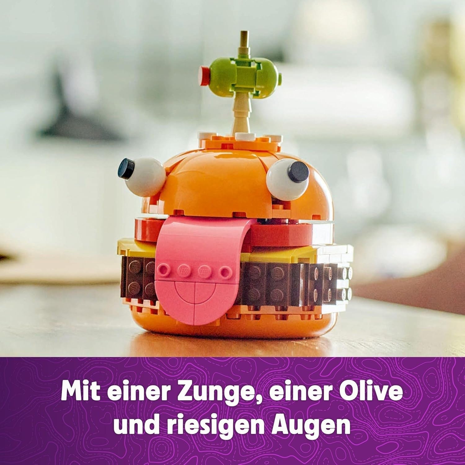 LEGO Fortnite Durrr Burger, byggesæt til videospil til spillere 9+, displaymodel, samlerfigur, gave til børn, teenagere og voksne, samlerobjekt 77070 Byggesæt Besuche den LEGO-Store