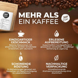 Premium Bio Kaffeebohnen 1000g, 100% Honduras Hochland Arabica Kaffeebohnen Bio - Köstlich, mild, sikker - Bio Kaffee ganze Bohnen - Ideel som Kaffeebohnen Vollaautomat - 360° Rundum Ehrlich