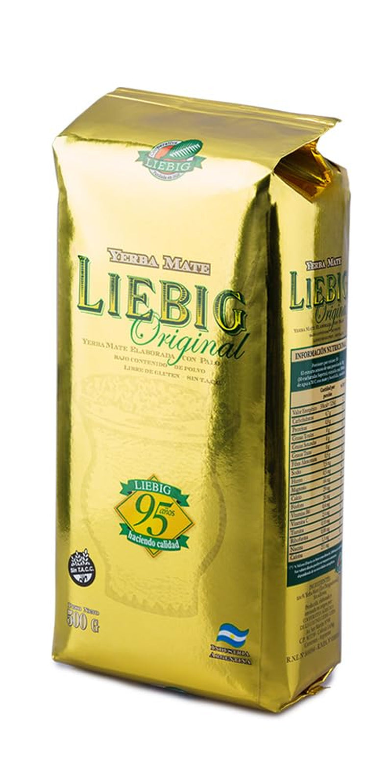 Liebig Original 500G - Mate Tea fra Argentina med stykker af stilk