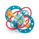 LUDI - Bell Planet - Legetøj til børn - Fra 3 måneder - Levende farver, forskellige teksturer og original form - Fremmer finmotorik og fingerfærdighed Bebe Naty Shop Planeta Toys