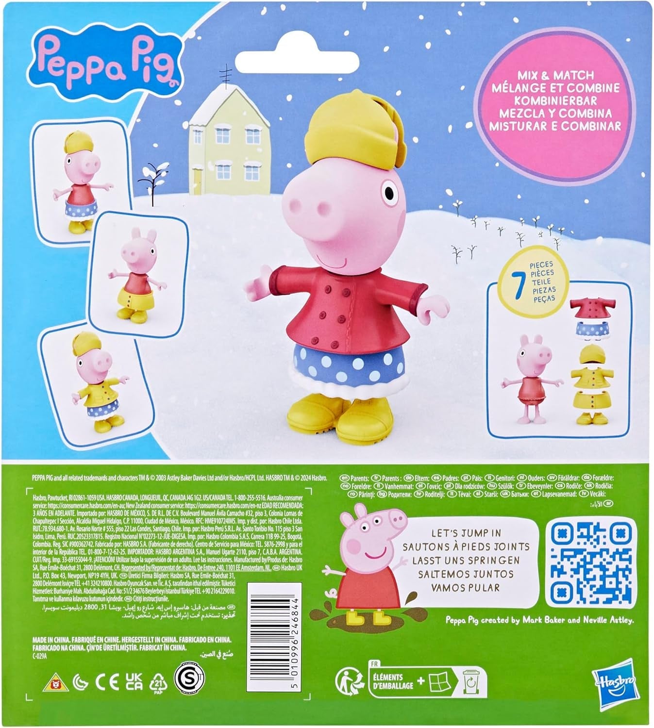 Peppa Pig Sjov Peppa Pig påklædningsfigur