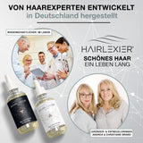 Hairlexier-hårvækstmiddel til kvinder - rosmarin-hårolie, ricinusolie-hårolie, lavendelolie, naturligt hårserum mod diffust hårtab, understøtter hårvækst, vegansk og økologisk + arbejdsbog Hårpleje Naty Shop