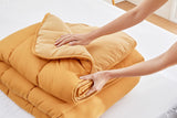 Pikolin Home - Vendbar quilt 300 G - Tofarvet nordisk fyld - Til seng 90 - behagelig, varm, åndbar, Mallow, 150 X 220 Cm Dyner og dyner Naty Shop