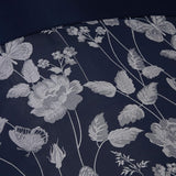 Butterfly Meadow Dyne til Super King Size seng, 100 % polyester, marineblå dyner og dyner Naty Shop