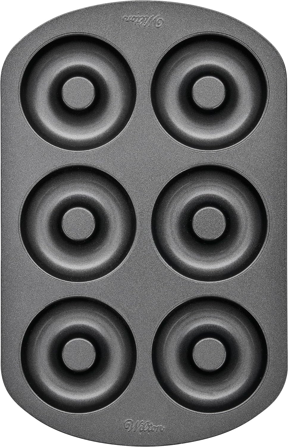 Wilton Donut-Backform Mit 12 Mulden Donutform, Hochwertige Donut Backform Mit Antihaftbeschichtung Für 12 Mini-Donuts, Spülmaschinenfest Forme og bakker til bagning Naty Shop L