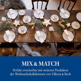 Villeroy & Boch Toy's Delight Royal Classic 12-delt porcelænssæt, Tåler opvaskemaskine og mikroovn, hvid, tallerkener, 4-personers porcelænssæt, julestel, legetøj, premium porcelæn