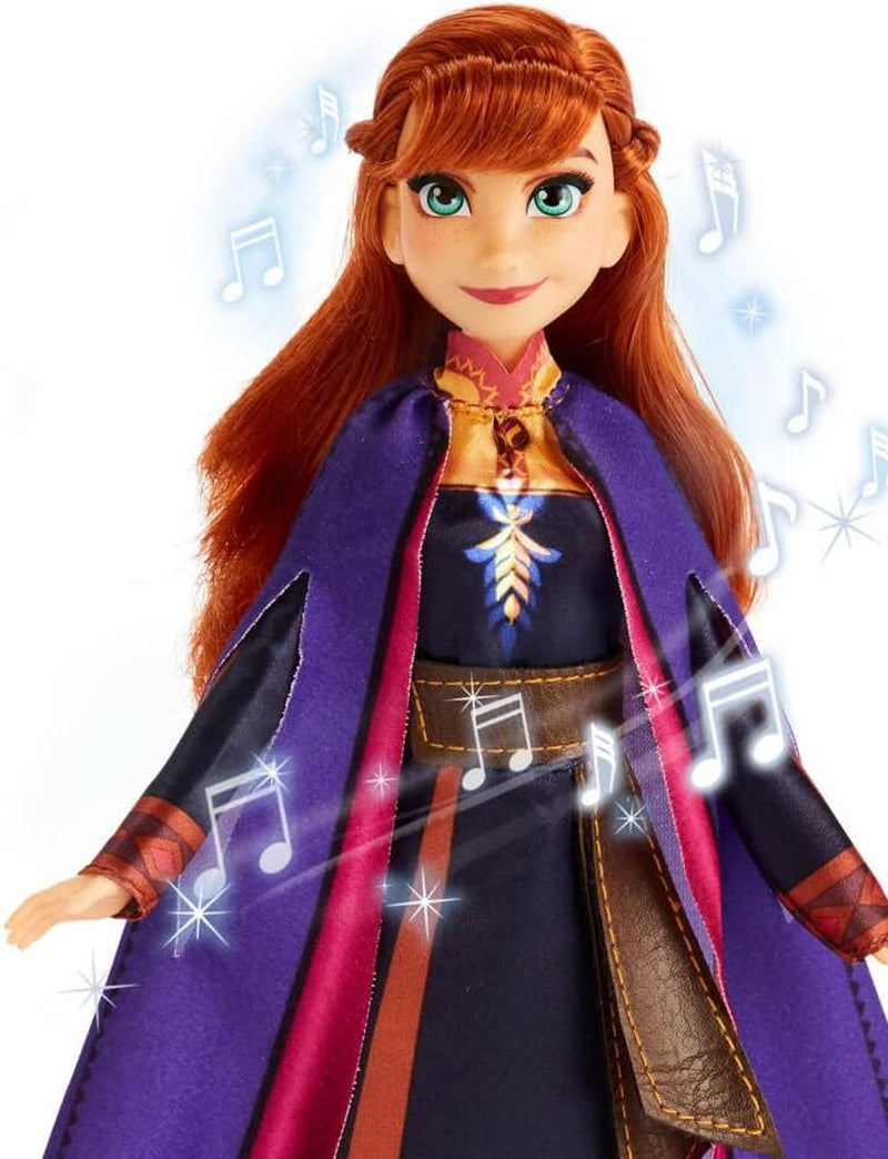 Disney Frozen 2 Frosne Anna Music Singing Doll i lilla kjole Legetøj fra 3 år og opefter 57237830 Multicolor