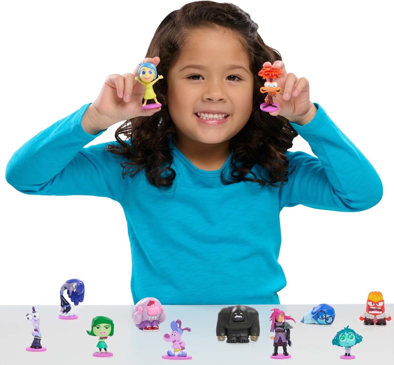 Bare leg Disney og Pixar indefra og ud 2 minifigurer Samlerfigurer 2,5 cm til 6,4 cm Højde Legetøj til børn fra 3 år og opefter Actionfigurer Naty Shop