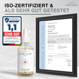 Hairlexier-hårvækstmiddel til kvinder - rosmarin-hårolie, ricinusolie-hårolie, lavendelolie, naturligt hårserum mod diffust hårtab, understøtter hårvækst, vegansk og økologisk + arbejdsbog Hårpleje Naty Shop