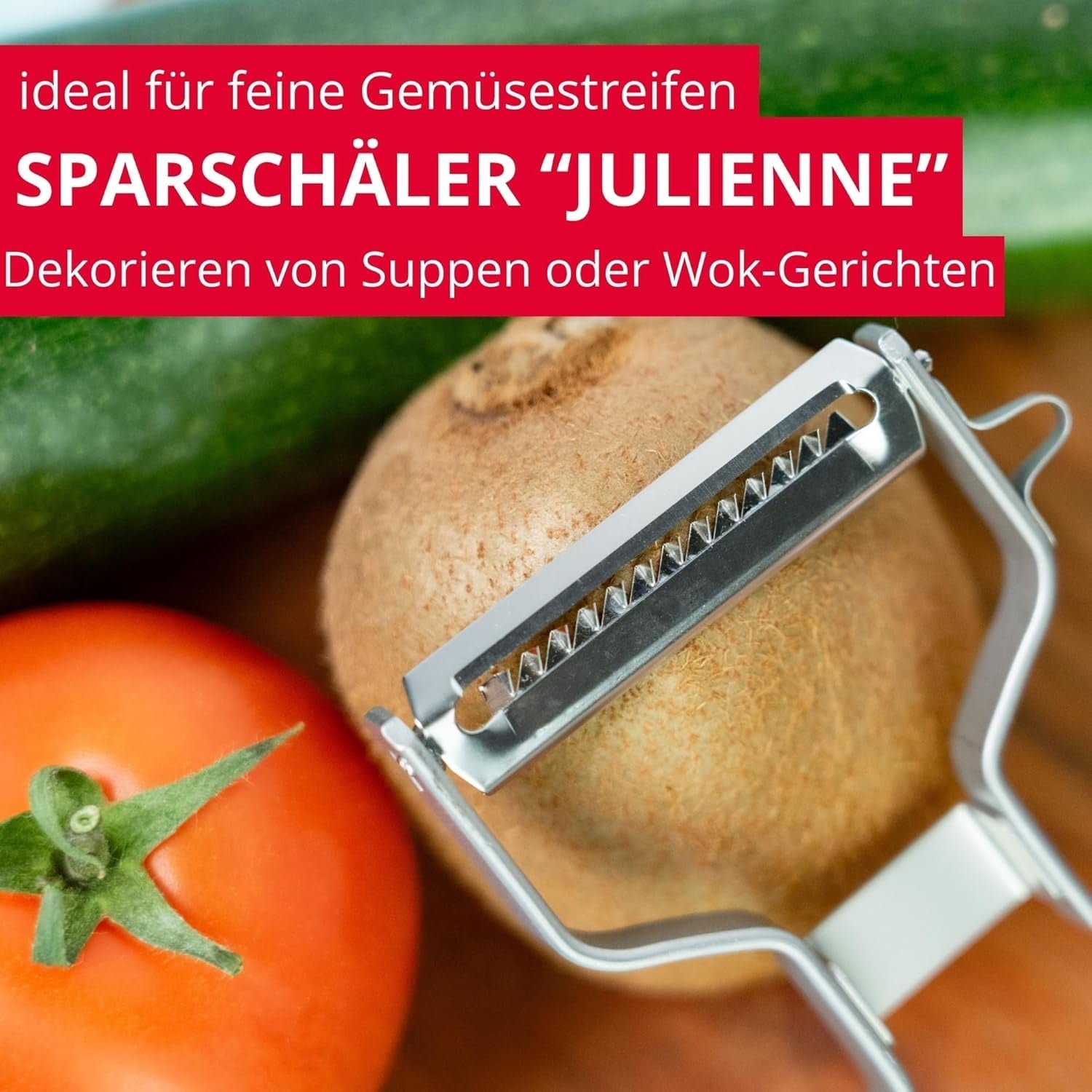 Westmark Julienne Peeler, Rustfri Stål Peeler Naty Shop