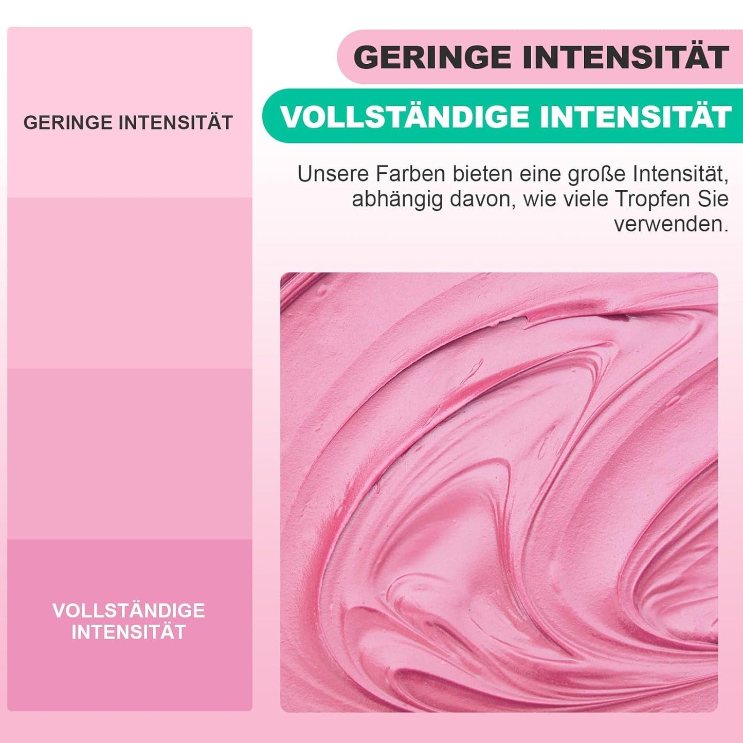 Blanding af olier, oliebaseret lyserød madfarve, højkoncentreret, til chokolade, fondant, småkager, kagebagning, macarons, gør-det-selv kagepynt, dejtoppings - 20 ml