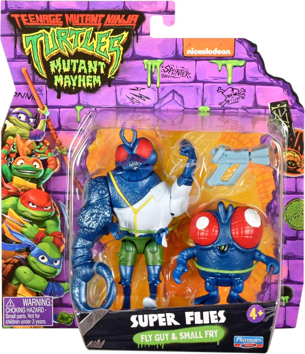 TEENAGE MUTANT NINJA Turtles - Grundfigur Ray Filet Action figurer Naty Shop Fly Guy Small Flue