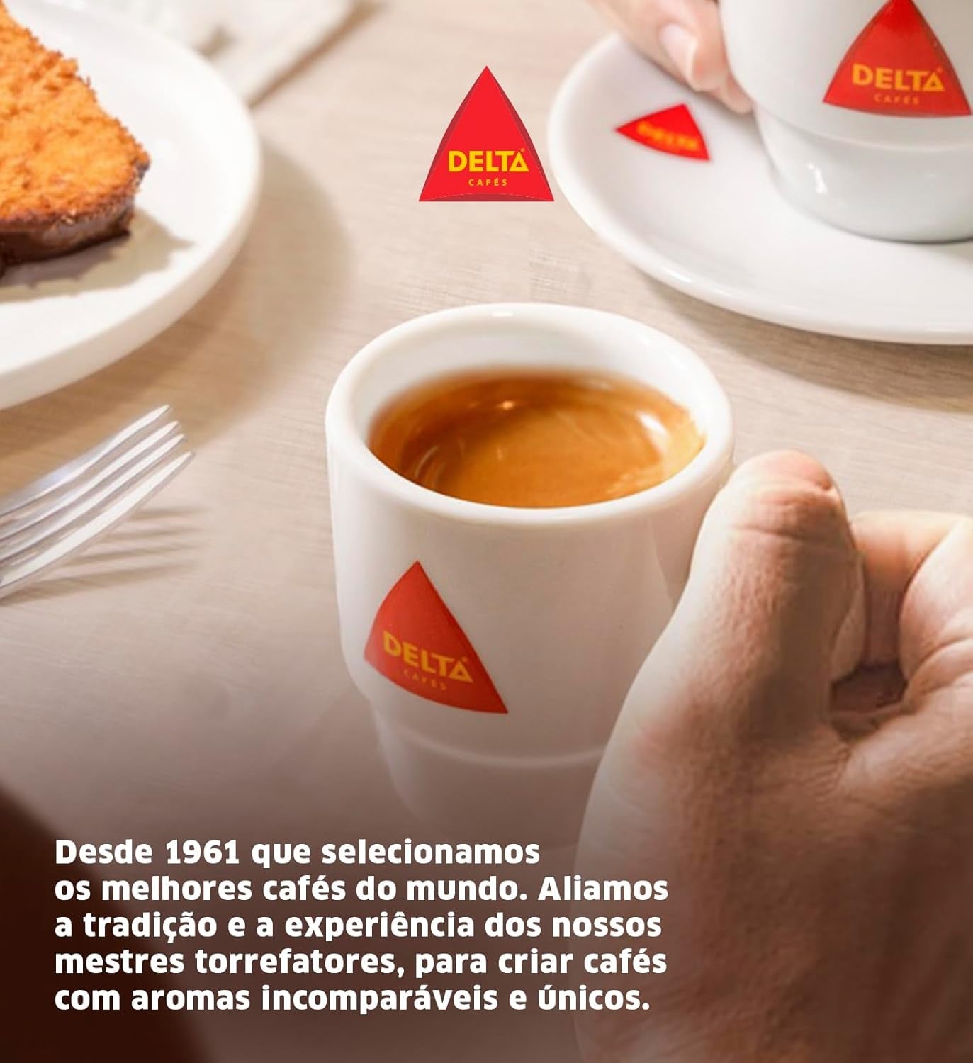 Parti Delta kaffebønner, Guldemballage, 500 g