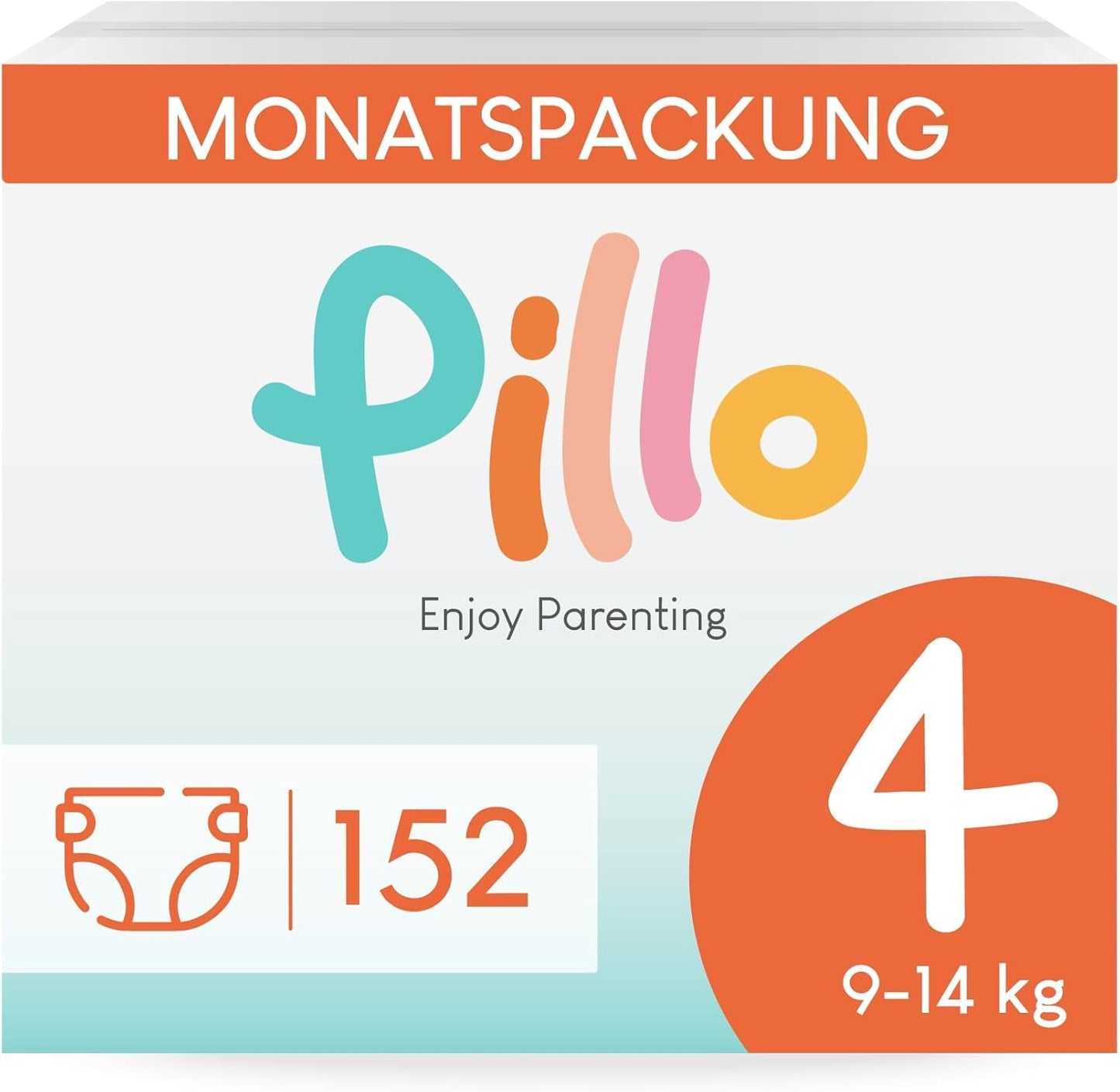 Bleer Pillo 3 - Æske med 168 bleer, 6 pakker med 28 bleer hver, str. 3 - Midi (6-10 kg) - Bleer til babyer