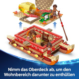 LEGO Ç€ Disney Moana 2: Moana's Adventure Raft - Legetøjsbåd med sejl, aftageligt dæk, lejrbål og 3 minidukker inklusive Loto og Moni - Gave til piger på 6+ og fans - 43270 Byggesæt Beuche den LEGO-Store