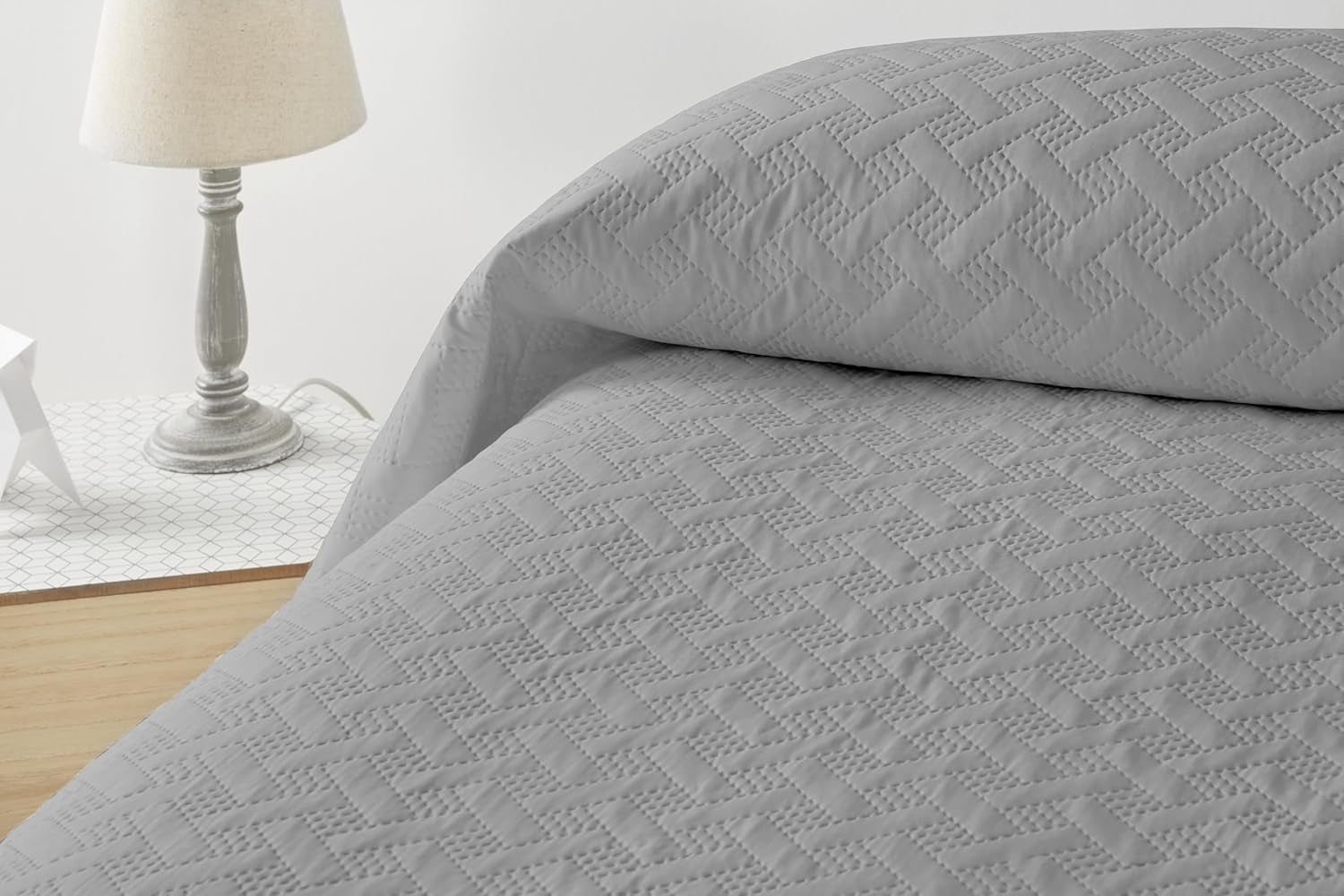 LISO - Sengetæppe til 105 Cm - Bouti Sengetæppe - Forår og Sommer - 200X260 Cm - Pink Senge og Tæpper Besuche den Degrees home-Butik Grå Seng 180 Cm