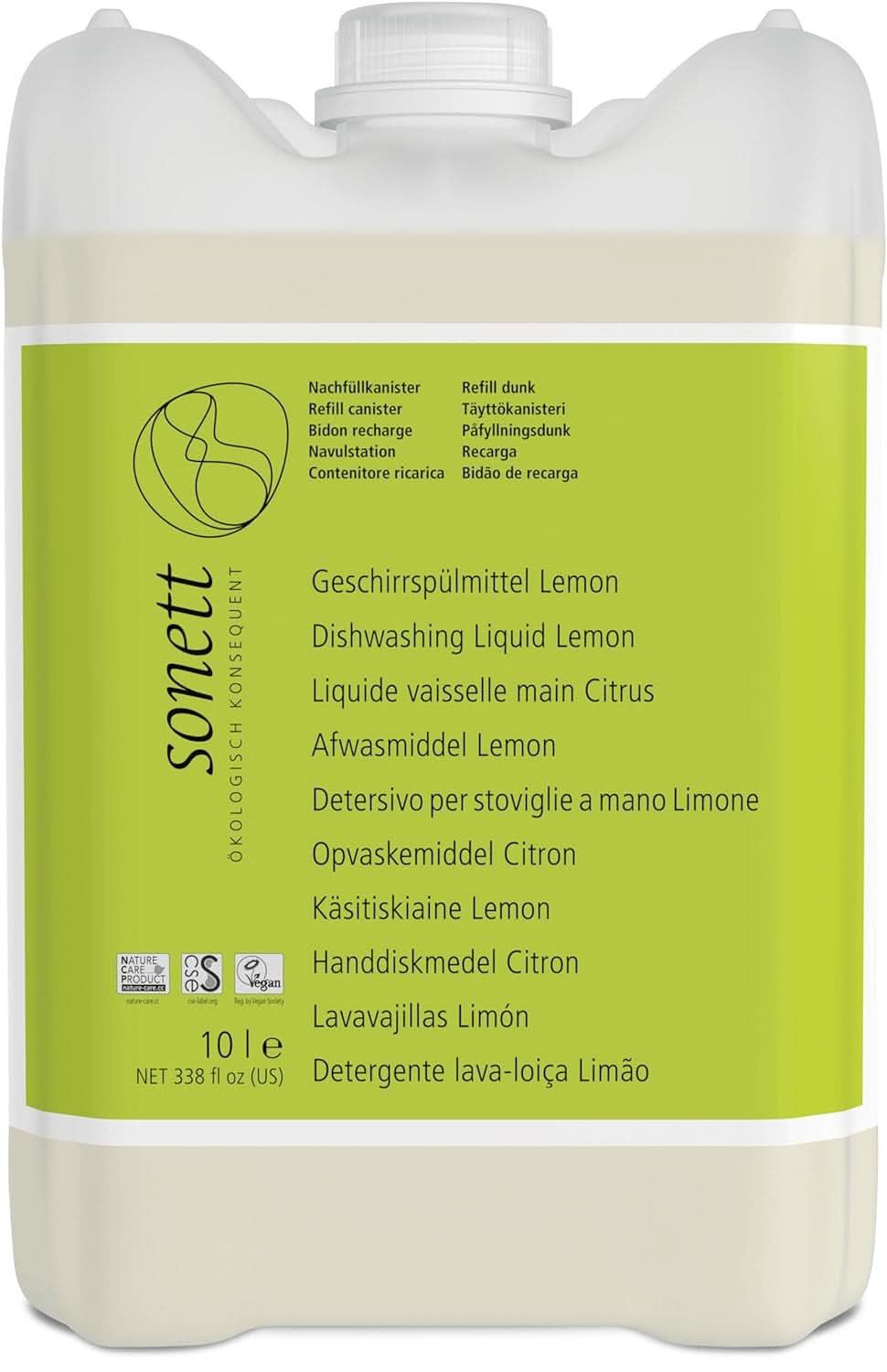 Opvaskemiddel Sonett Lemon Køkkenvaskemidler Naty Shop