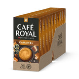 Café Royal Caramel Flavored Kaffee – Nespresso®-kompatibel Kaffeekapseln, cremet, helle Röstung, 100 % Arabica, Rainforest Alliance, 100 Kapseln