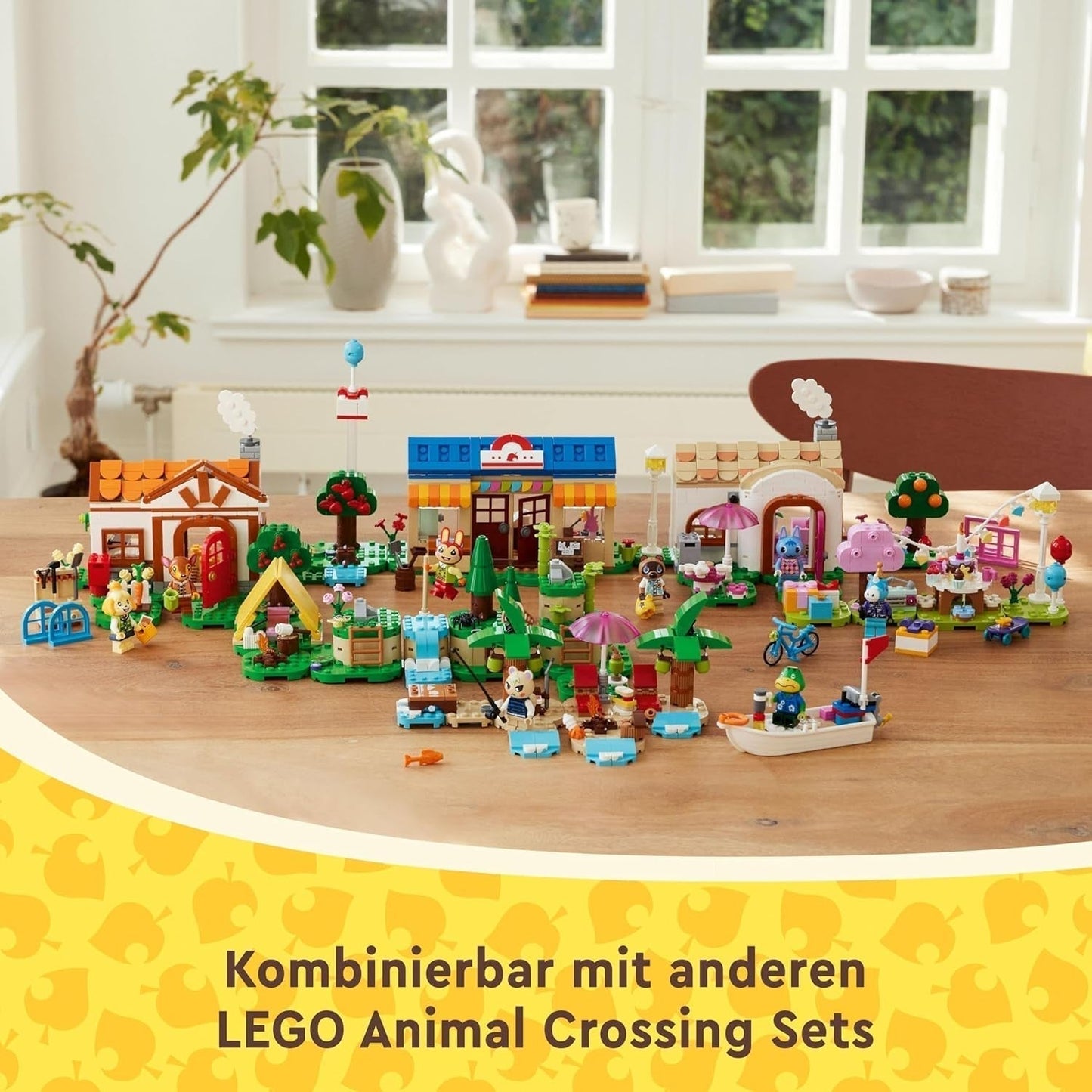 LEGO Animal Crossing Nook's Shop og Sophie's House sæt, kreativt legetøj til børn med 2 minifigurer fra videospilserien, gave til piger og drenge fra 7 år 77050 Byggesæt Besuche den LEGO-Store