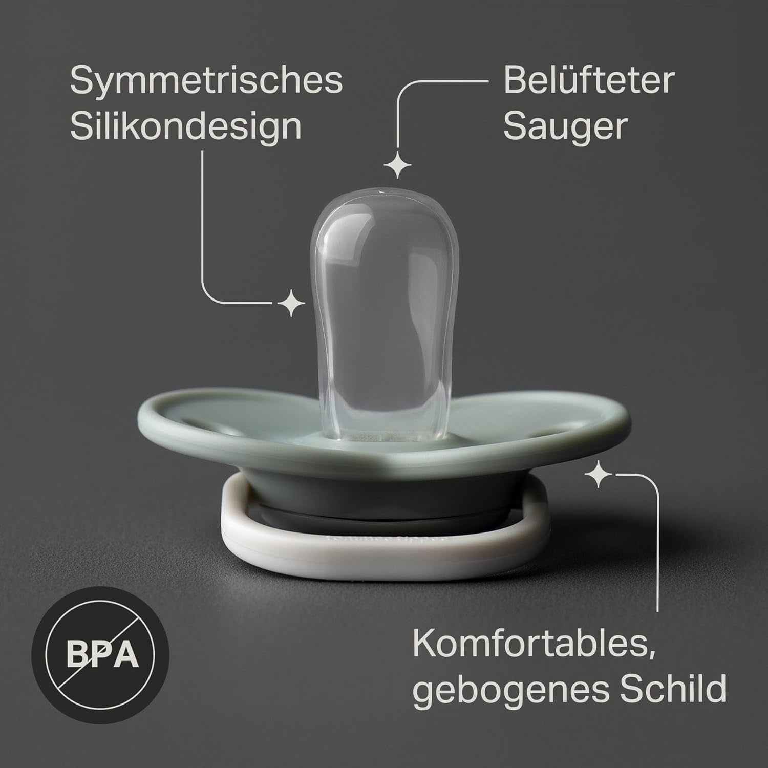 Tommee Tippee Anytime-sutter, 0-6 måneder, pakke med 6 symmetriske sutter, BPA-fri