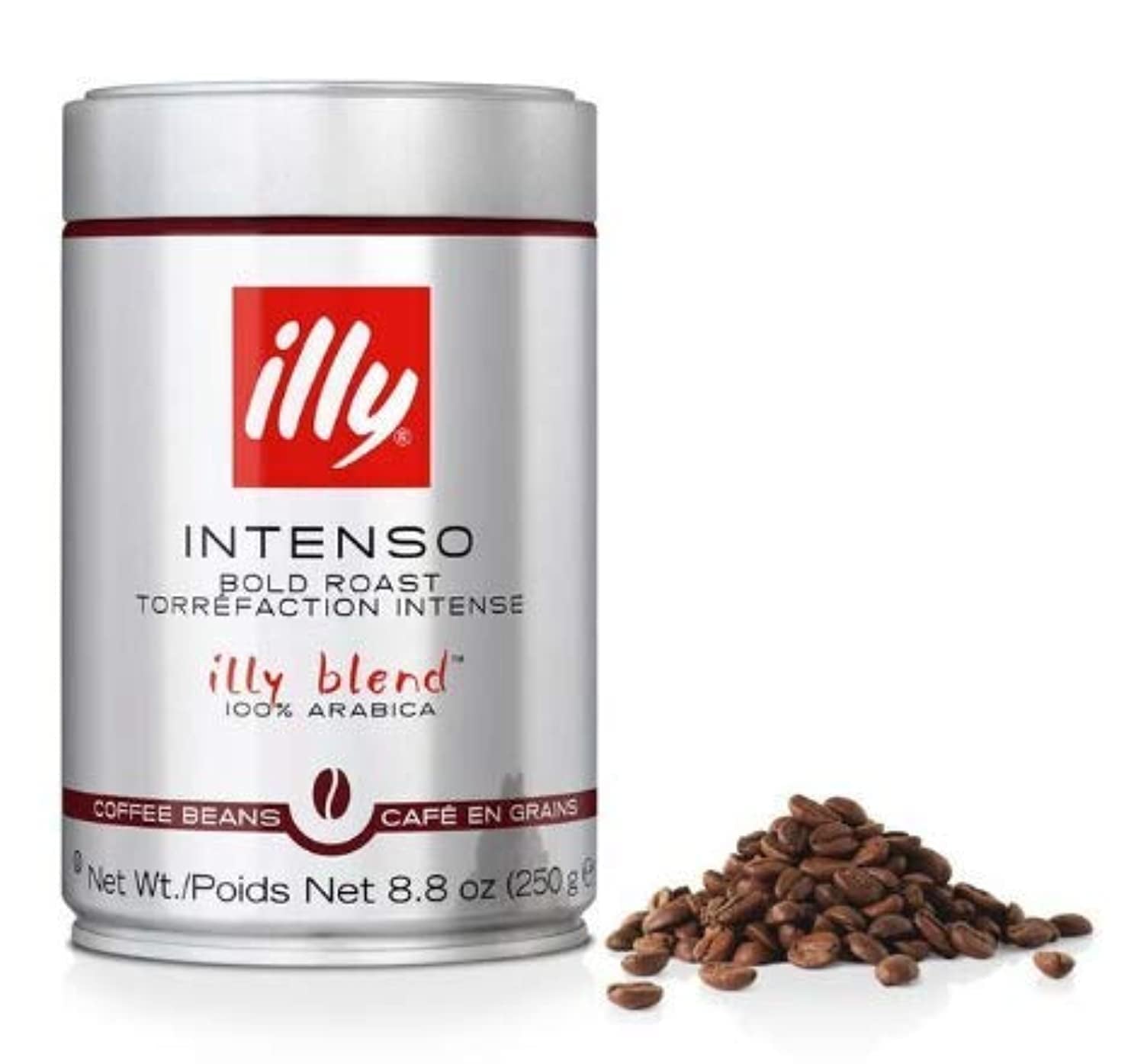 Illy Intenso Bold Roast hele bønner, 250 g, 2 stk