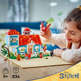 LEGO Ç€ Disney Beach House fra "Lilo and Stitch" - Bygbart legetøj med 6 rum, observatorium, rumskib og 5 minifigurer - fødselsdagsgave til piger og drenge 9+ og fans 43268 Besuche den LEGO-Store byggesæt
