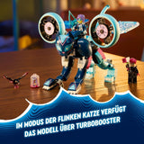 LEGO Dreamzzz Zoey's Cat Motorcykel 2 i 1 gave til 7+ år Dyremodel Byggeklods Legetøj Motorcykel Fantasy Legesæt til drenge og piger 71479 Byggesæt Beuche den LEGO-Store