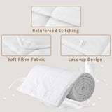 Sommerdyne 155X220 Let sommerdyne 90 GSM dyner 155X220Cm dyner Tyndtæppe Anvendes uden betræk Køletæppe Blød Hyggelig Hvid Dyner og dyner Naty Shop
