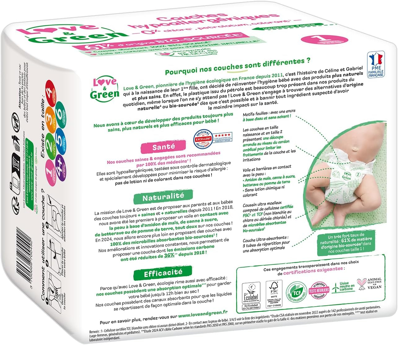 Hypoallergene bleer til babyer