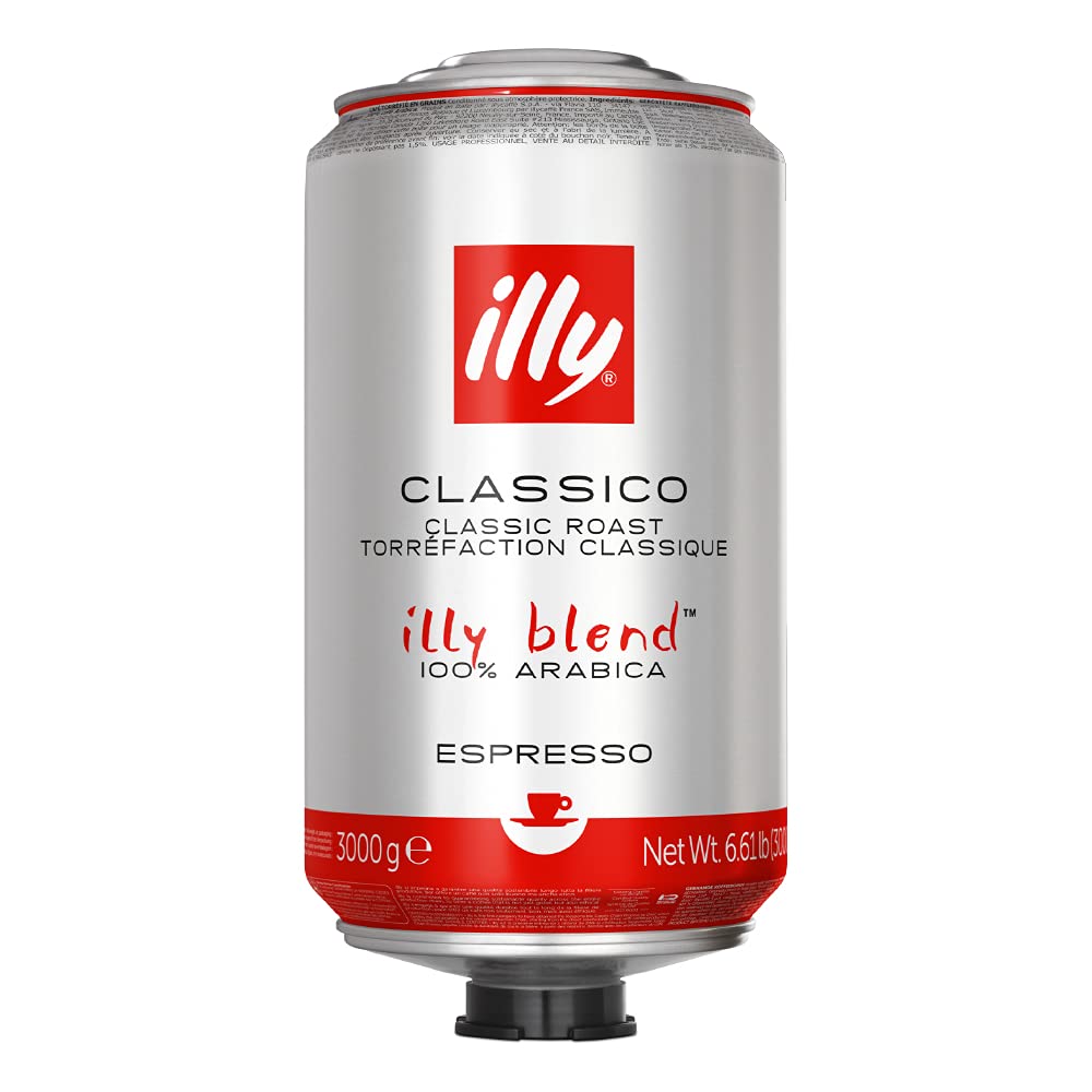 Illy normalt brændte kaffebønner, 3 kg æske