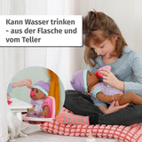 BABY Born Eva 43Cm, dukke med 10 funktioner og tilbehør, til børn fra 3 år, fungerer uden batteri, stor dukke 43Cm, 836408 Zapf Creation Dolls Naty Shop