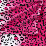 Hjem Must Haves Dronning/King Zebra Giraf Safari Dyretryk Hele sæsonen Super Blød Varm Sofa Dyne Sengestørrelse Pink Polyester Pink Leopard dyner & dyner Naty Shop