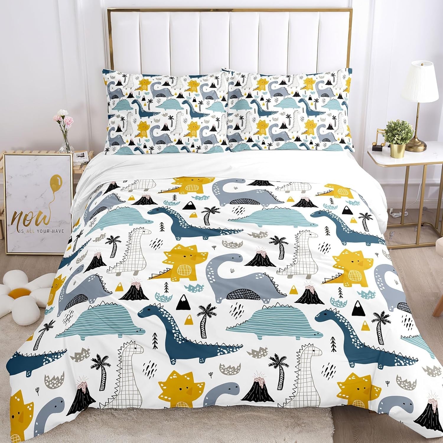 Sengetøj til børn, Dinosaur Sengetøj - børn Naty Shop A-2 220 X 240 Cm