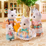 Sylvanian Families - 5738 Milk Cat Family - Dukkehusfigurer