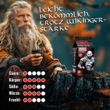 Blank stege - GUNNAR - 1 kg - Hele Kaffee-Bohnen Extra Strong - Kräftige Robusta-Röstung - 494mg Kaffein i Tasse - Würzig & Kraftvoll mit Noten af ​​dunkler Schokolade - Säurearm