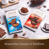 Mørk chokolade uden tilsat sukker | Tablet 100g | Den fineste med 55% kakao, glutenfri | Chokoladebar | Chokoladegavesæt (pakke med 4)