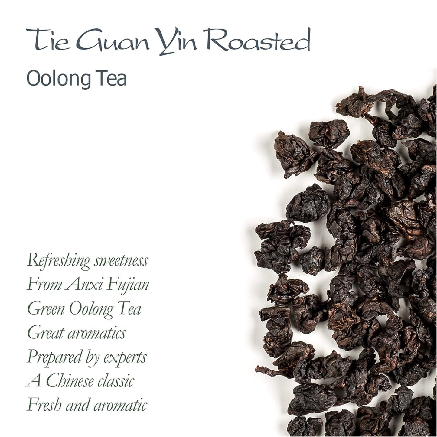 Tie Guan Yin Oolong Tea - Brændt blå te Ti Kuan Yin Kina - kinesisk Wu Long Tea Tieguanyin - Blå te Olongh Tea Olongo Tea