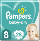 Bleer Pampers 81657566 Baby-Dry Bukser, hvide