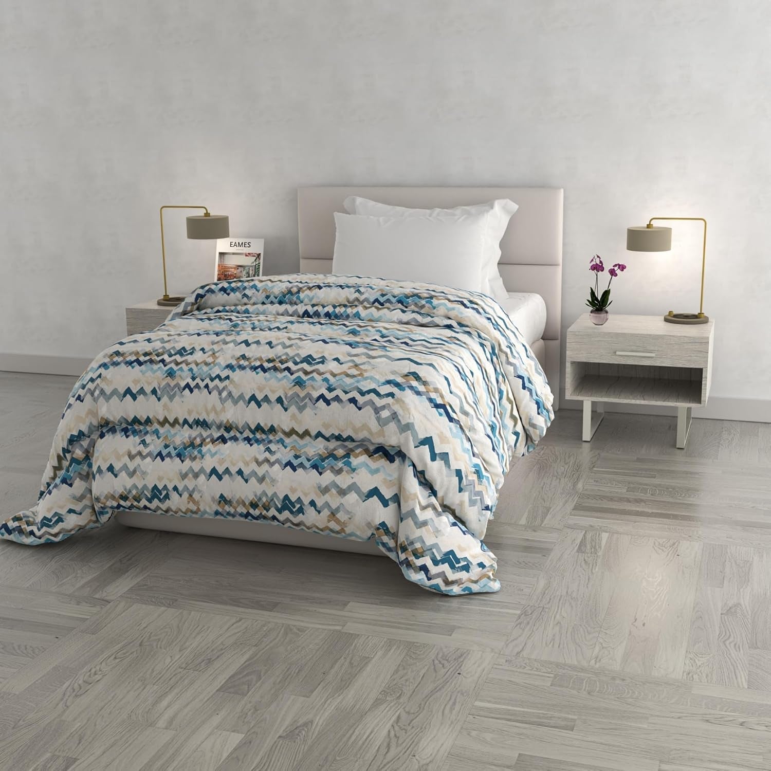 Moderigtigt vinterdyne, Firenze, 260X260Cm Dyner og dyner Naty Shop Moderne himmel 170X260Cm