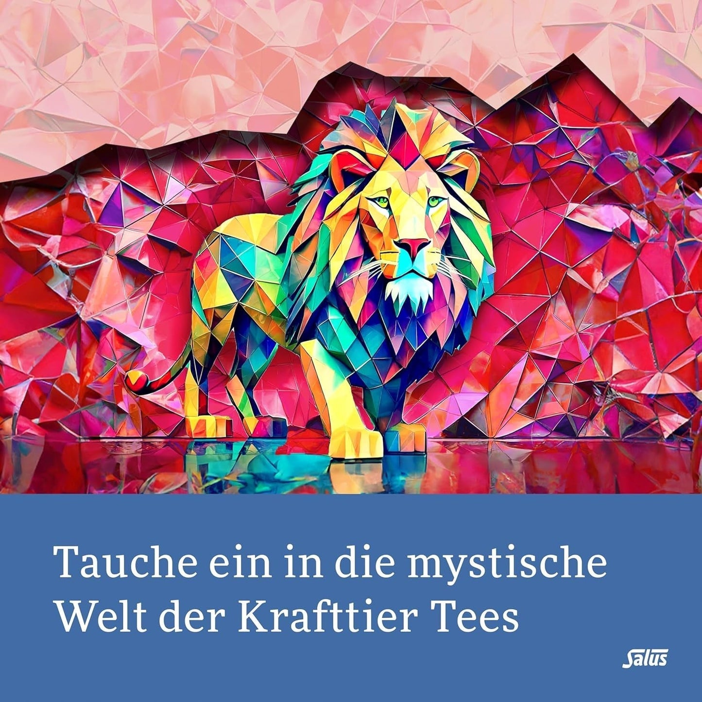 Salus - Krafttier Tea - The Quiet Cat - 1X 15 filterposer (28,5 g) - Mynteurtete med Ashwagandha - Økologisk