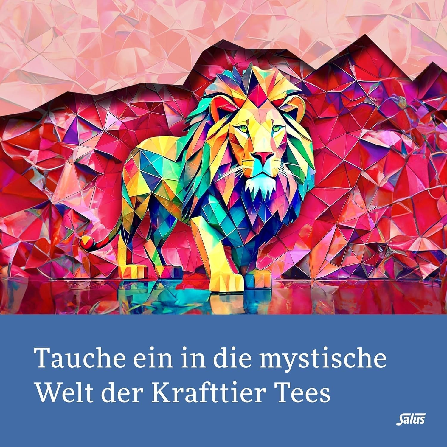 Salus - Krafttier Tea - The Quiet Cat - 1X 15 filterposer (28,5 g) - Mynteurtete med Ashwagandha - Økologisk