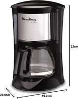 FG150813 Subito kaffemaskine, 6 kopper, Sort/rustfrit stål