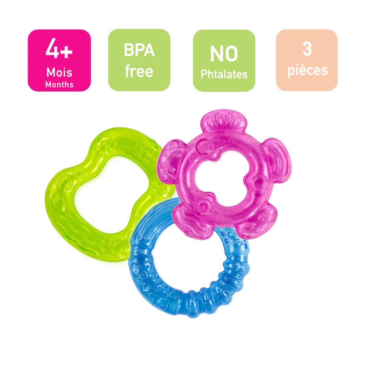 Børnebideringe Kühl, 740006, assorterede farver