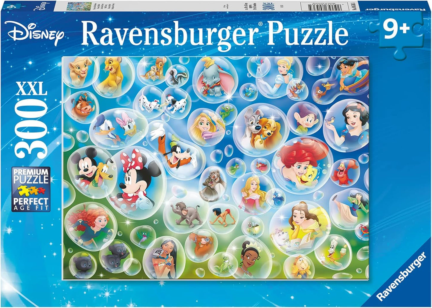 Ravensburger Puslespil 80536 - Disney Sæbebobler, 300-stykke puslespil til Disney-fans i alderen 9+ Puslespil Naty Shop Standardtitel