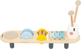 Janod - Sweet Cocoon musiknumre - 5 musikalske aktiviteter for børn - Tidlig musikalsk uddannelse - FSC trælegetøj - Fra 12 måneder, J04058 Baby Toys Naty Shop