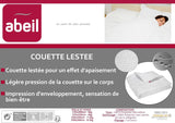 Abeil vægtet tæppe, 7,5 kg, 220 X 240 cm, beroligende effekt, hvide dyner og dyner Naty Shop
