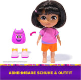 DORA - Best Friend Doll - Størrelse 22cm, med kambart hår, taske og abestøvler, kendt fra den populære tv-serie, til børn fra 3 år og opefter